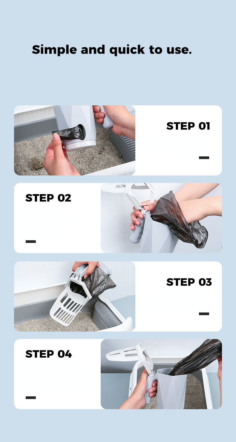 Paws and Claws cat litter box scoop – product photo 5